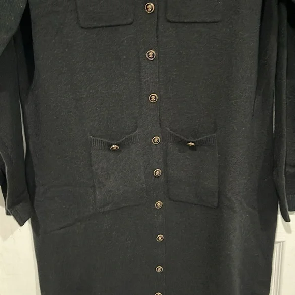 WAYF Morgan long sleeve midi sweater dress - Picture 3 of 9